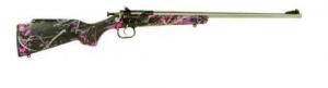 Crickett Muddy Girl/Stainless Youth 22 Long Rifle Bolt Action Rifle - KSA2167 Crickett Muddy Girl/Stainless Youth 22 Long Rifle Bolt Action Rifle - KSA2167