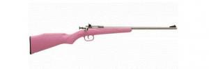 Crickett Pink/Stainless Youth 22 Long Rifle Bolt Action Rifle - KSA2221 Crickett Pink/Stainless Youth 22 Long Rifle Bolt Action Rifle - KSA2221