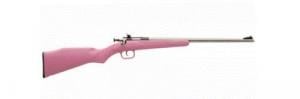 Crickett Pink/Stainless Youth 22 Long Rifle Bolt Action Rifle