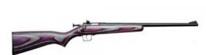 Crickett Purple Laminate/Stainless Youth 22 Long Rifle Bolt Action Rifle - KSA2228