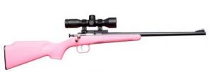 Crickett Package with Scope/Mount Pink/Blued Youth 22 Long Rifle Bolt Action Rifle - KSA2220PKG Crickett Package with Scope/Mount Pink/Blued Youth 22 Long Rifle Bolt Action Rifle - KSA2220PKG