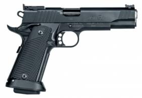 Remington Firearms 1911 R1 Single 9mm 5 19+1 Walnut Grip Black Carbon St