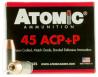 Atomic Pistol 45 ACP +P 185 gr Bonded Match Hollow Point 20 Bx/ 10 Cs