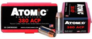 Atomic Pistol Hollow Point 380 ACP Ammo 50 Round Box - 00414 Atomic Pistol Hollow Point 380 ACP Ammo 50 Round Box - 00414