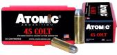 Main product image for Atomic Pistol 45 Colt (LC) 200 gr Lead Round Nose Flat Point (LRNFP) 50 Bx/ 10 Cs