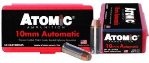 Atomic Pistol 10mm Auto 180 gr Bonded Match Hollow Point 50 Bx/ 10 Cs