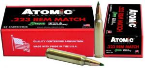 Atomic Rifle 223 Rem 77 gr Tipped MatchKing 20 Bx/ 10 Cs - 00459