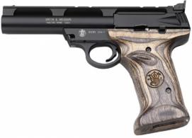 Smith & Wesson 22A Classic 22 LR 5.5" 10+1 Wood Grip Black Finish - 107431 Smith & Wesson 22A Classic 22 LR 5.5" 10+1 Wood Grip Black Finish - 107431