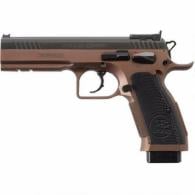 EUROPEAN AMERICAN ARMORY Witness Double Action 9mm 4.5 17+1 Aluminum Grip Black