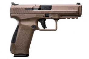 Century International Arms Inc.  TP9SF Double Action 9mm 4.46 10+1 Tan Interchangeable Backst - HG4071DN