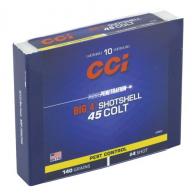 CCI Big 4 Handgun Shotshell Ammunition .45 Colt #4 850 fps 10/ct - 3722CC CCI Big 4 Handgun Shotshell Ammunition .45 Colt #4 850 fps 10/ct - 3722CC