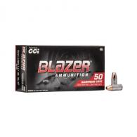 CCI 3462 Blazer 9mm 147 GR Total Metal Jacket 50 Bx/ 20 Cs - 204 CCI 3462 Blazer 9mm 147 GR Total Metal Jacket 50 Bx/ 20 Cs - 204