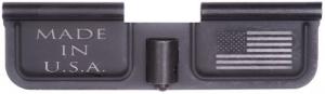 Spikes Ejection Port Door AR-15 Laser-Engraved USA/Flag Steel Black - SED7002