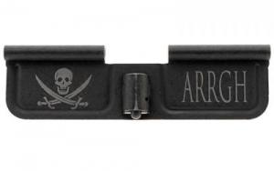 Spikes Ejection Port Door AR-15 Laser-Engraved Pirate Steel Black - SED7003
