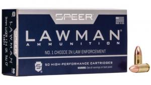 Speer Lawman CleanFire Total Metal Jacket 9mm Ammo 50 Round Box - 53824 Speer Lawman CleanFire Total Metal Jacket 9mm Ammo 50 Round Box - 53824