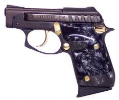 Taurus 8 + 1 Round Nickel 25 ACP w/Gold Highlights/Black Pea Taurus 8 + 1 Round Nickel 25 ACP w/Gold Highlights/Black Pea
