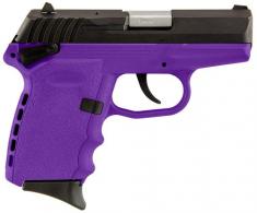 SCCY Industries CPXICBPU CPX-1 Double Action 9mm 3.1" 10+1 Purple Polymer Grip/Frame G