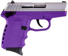 SCCY Industries CPX-1 Double Action 9mm 3.1" 10+1 Purple Polymer Grip/Frame G