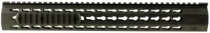 NCStar Keymod Handguard AR-15 Black Hardcoat Anodized Aluminum 15" Picatinny - VMARFFKMR