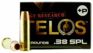 G2 Research Telos .38 Spc 105 GR Copper Hollow Point Fracturing