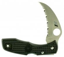 Spyderco C106SBK Tasman Knife 2.94" H1 Hawkbill Fiberglass Reinforced Nylon Bla - 260