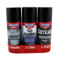 Birchwood Casey 33309 1-2-3 Aerosol Value Pack Bore Cleaner 10 oz - 90 Birchwood Casey 33309 1-2-3 Aerosol Value Pack Bore Cleaner 10 oz - 90