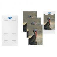 Birchwood Casey 35423 Pregame TabLock Kit Turkey Tagboard For Use With Shotgun, Multi-Color Includes Stand 3 Per Pkg - 90