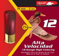 Aguila Hunting High Velocity 12 GA 2.75 1-1/4 oz 6 Round 25 Bx/ 10 Aguila Hunting High Velocity 12 GA 2.75 1-1/4 oz 6 Round 25 Bx/ 10