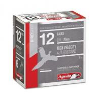 AGUILA HIGH VELOCITY 12GA 2.75" 1-1/4OZ #7.5 25/box - 1CHB2016 AGUILA HIGH VELOCITY 12GA 2.75" 1-1/4OZ #7.5 25/box - 1CHB2016