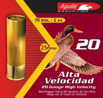 Aguila 1CHB2002 Field High Velocity 20 Gauge 2.75" 1 oz 2 Shot 25 Bx/ 10 - 1CHB2002 Aguila 1CHB2002 Field High Velocity 20 Gauge 2.75" 1 oz 2 Shot 25 Bx/ 10 - 1CHB2002