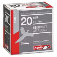 Main product image for Aguila Field High Velocity  20ga Ammo 2-3/4"  1oz #6 25rd box