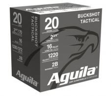 AGUILA HV BUCKSHOT 20 GA 2-3/4" #2-buckshot 25rd box - 1C2002BA AGUILA HV BUCKSHOT 20 GA 2-3/4" #2-buckshot 25rd box - 1C2002BA