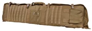 NcStar CVSM2913T VISM Deluxe Rifle Case with MOLLE Webbing, ID Window, Padding & Tan Finish Folds out to 66" L x 35" - CVSM2913T
