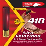 Aguila 1C41006A Hunting High Velocity 410 Gauge 2.5" 1/2 oz 6 Shot 25 Bx/ 20 - 1C41006A