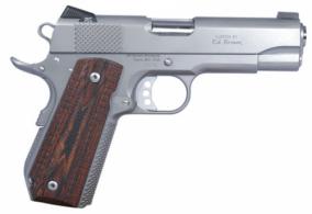 Ed Brown Kobra Single .45 ACP 4.25 7+1 Laminate Wood Grip Stainless - KCSSCAL2 Ed Brown Kobra Single .45 ACP 4.25 7+1 Laminate Wood Grip Stainless - KCSSCAL2