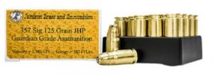 JAMISON 357S-125GRD 357SIG JHP 20/10 - 357S125GRD JAMISON 357S-125GRD 357SIG JHP 20/10 - 357S125GRD