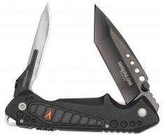 Havalon EXP 3.06" Tanto Plain Black Titanium Coated AUS 8 Steel FRN Black Handle Folding - XTC-EXP