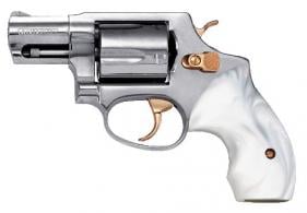 Taurus Model 85 Ultra-Lite Stainless/Gold/Pearl 38 Special Revolver Taurus Model 85 Ultra-Lite Stainless/Gold/Pearl 38 Special Revolver