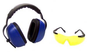 Silencio Glasses w/Spherical Lens & Suppressor Earmuffs w/Sm - 3011730