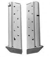 Chip McCormick Stainless Steel 1911 38 Super 10rd Magazine w/Pad - 13111 Chip McCormick Stainless Steel 1911 38 Super 10rd Magazine w/Pad - 13111