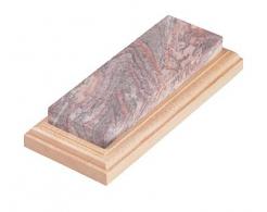 Lansky Arkansas Benchstone w/Walnut Base Mounted - LBS6S Lansky Arkansas Benchstone w/Walnut Base Mounted - LBS6S