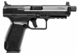 Century International Arms Inc. TP9SFT Double Action 9mm 4.9 Threaded Barrel 18+1 FOF Black Interchangeable - HG4067N Century International Arms Inc. TP9SFT Double Action 9mm 4.9 Threaded Barrel 18+1 FOF Black Interchangeable - HG4067N