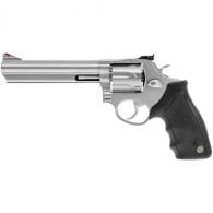 Taurus 66 Handgun .357 Mag 7rd Capacity 6" Barrel Stainless Finish Hogue Grip - 2660069 Taurus 66 Handgun .357 Mag 7rd Capacity 6" Barrel Stainless Finish Hogue Grip - 2660069