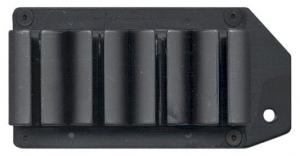 TacStar SideSaddle Rem 870, 1100, 1187 12 Gauge 4 Black Polymer w/Aluminum Mounting Plate - 1081168