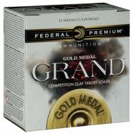 Federal GMT11475 Gold Medal Grand Target 12 GA 2.75" 1-1/8 oz 7.5 Round 25 Bx