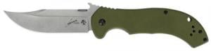 Kershaw 6030 CQC Knife 3.5" 8Cr14MoV Steel Clip Point G10 Front/410 Back