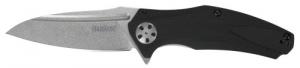 Kershaw 7007 Natrix 3.25" Folding Drop Point Plain Stonewashed 8Cr13MoV SS Blade Black G10 Handle Includes Pocket Clip - 280