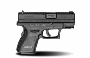 Springfield Armory XD9801HCSP06 XD Sub 9mm 3" 13+1, 16+1 Poly Grip Black - XD9801HCSP06