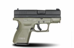 Springfield Armory XD9812HCSP06 XD Sub-Cmpt 40 S&W 3 9+1, 12+1 Syn Grip OD/Blk Springfield Armory XD9812HCSP06 XD Sub-Cmpt 40 S&W 3 9+1, 12+1 Syn Grip OD/Blk