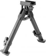 Aim Sports AR Rail Mount Bipod Matte Black 6.5-9" Aluminum - BPARSS